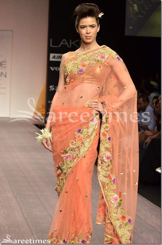 Bhargavi_Jaikishan_Peach_Saree