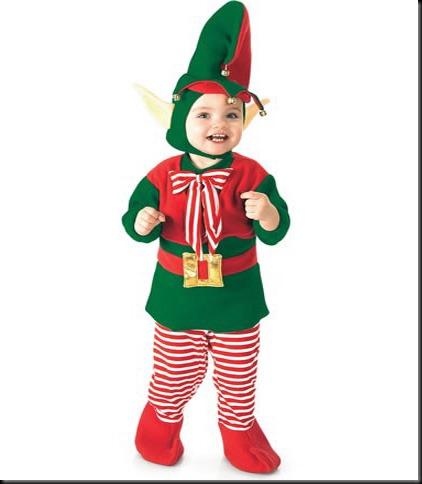 disfraz para navidad de elfo para niño