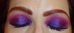 Look1 with Urban Decay Electric Palette_eyes closed