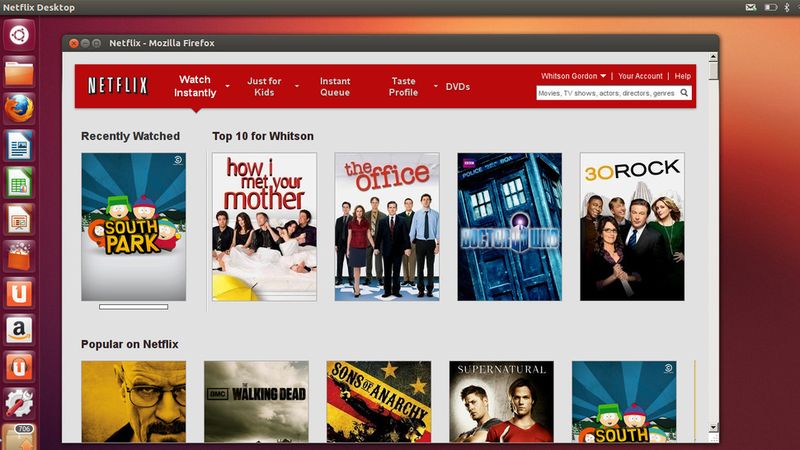 Netflix in Firefox su Ubuntu Linux Netflix in Firefox su Ubuntu Linux