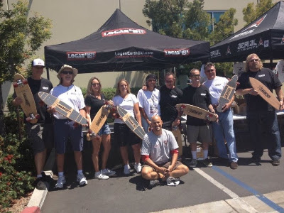 The Logan Crew John Bandamore,Brian Logan, Laura Thornhill,Robin Logan,Kim Cespedes, Brad Logan, Bruce Logan, Dennis Shufledt,Randy Koch with Little Eddie Katz Sitting on our event day!