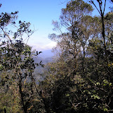Looking north towards Halimun Utara - the highest peak in the Halimun mountains - from the slopes of Gunung Talaga (Daniel Quinn, February 2011)