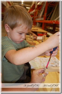 Home Depot Clinic - Football Game 2 {A Sprinkle of This . . . . A Dash of That}