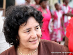 Madame Leila Zerrougui, représentante spéciale adjointe du SG de l’Onu en RDC le 12/3/2012 à Kinshasa, lors de la visite de 4èm foire de l’entreprenariat féminin. Radio Okapi/ Ph. John Bompengo