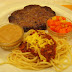 Hamburger Steak Special Set at Pancake House