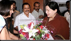 jyothika with cm