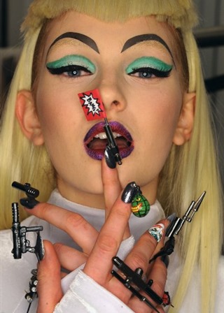 CND for The Blonds (Photo by Jennifer Graylock, Getty Images for CND) #NYFW