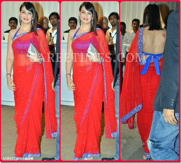 Preeti_Jhangiani_Red_Saree