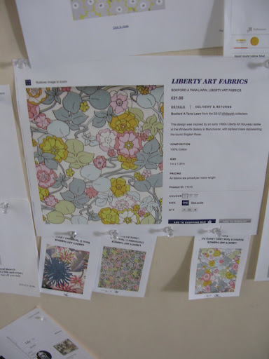 A few Liberty of London pattern options. They have such great fabrics!