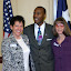 Donna Parker (VP Membership) Apostle Claver and Karen Adair-Murphy (Treasurer)