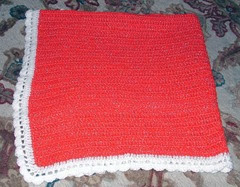 11 sparkly red white NB blanket