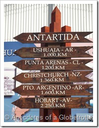 Distance from Antarctica