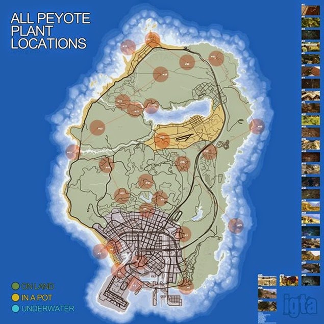 gta 5 peyote plants map 02b