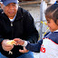 Alfredo Murillo with one of the chick lovers. Alfredo Murillo with one of the chick lovers.