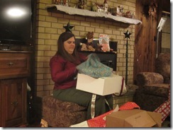 DeAnne opening gifts2