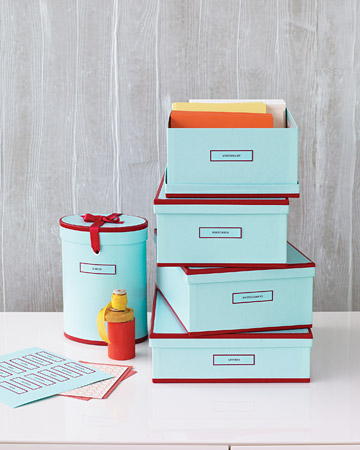 These boxes are stylish and functional. They're a practical way to bring color into your home or your office.