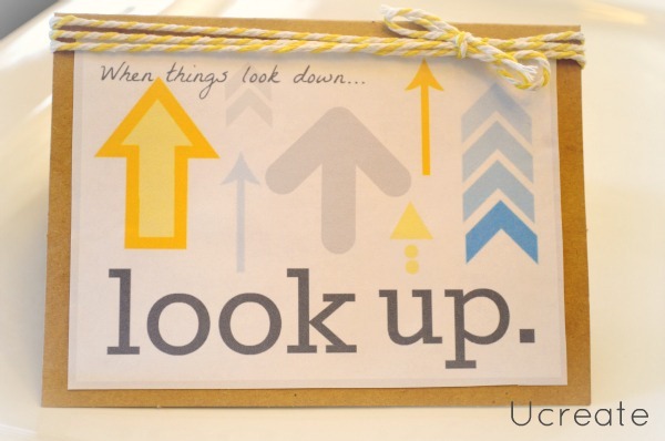 look up card