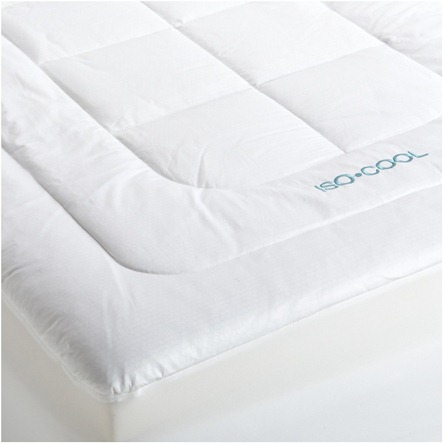 Iso Cool Memory Foam Mattress Topper Pad with Outlast Cover