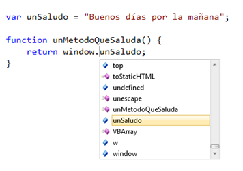 Propiedades sobre el objeto window