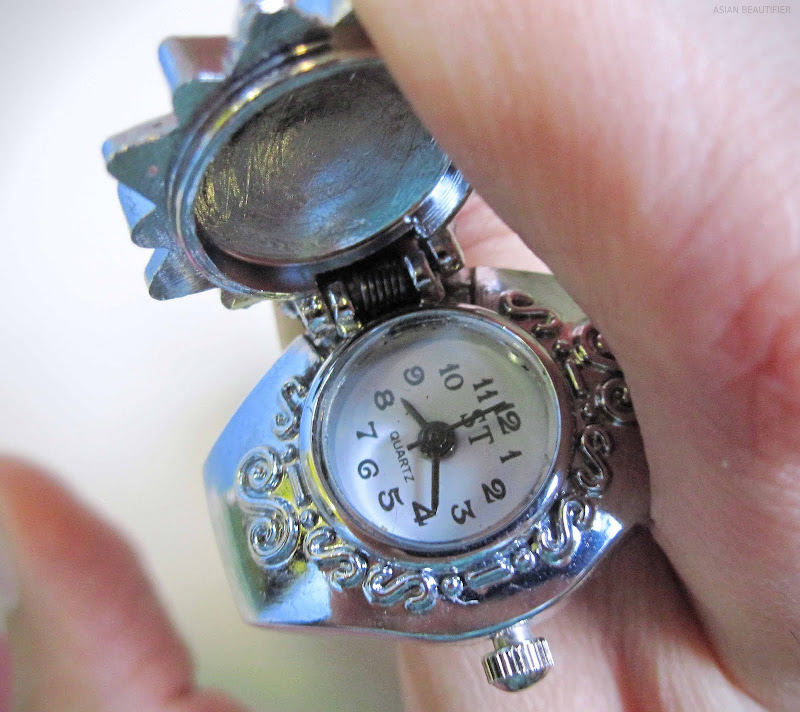 Cocktail Ring With a Watch