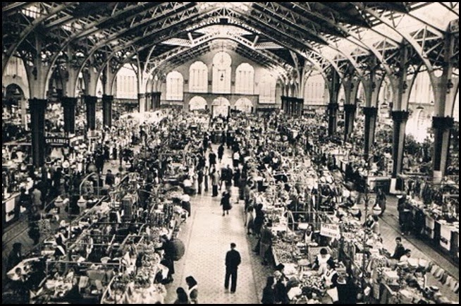 Mercado Central.interior. Años 40