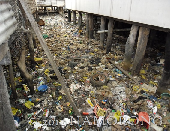 Garbage from elsewhere being deposited at Elevala