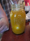 The tumeric dye is simply four tablespoons of tumeric added to the water, salt, and vinegar base.