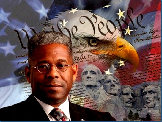 Allen West, Constitution & Bald Eagle