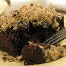 Track Pass Coconut Pecan Chocolate Cake