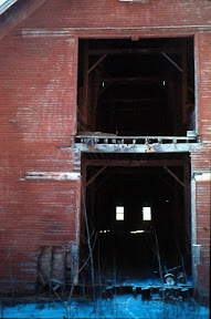 East monitor with missing  high drive doors.