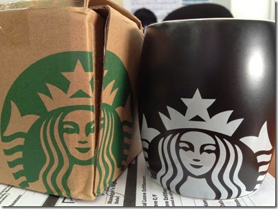 Starbucks mug.. black theme