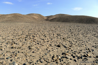 This desert is BARE.  You wouldn't want ot get stranded here.