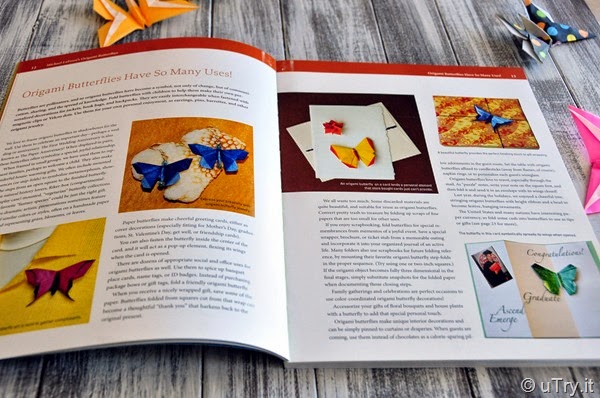 Origami Butterflies Book Review and Giveaway  http://uTry.it