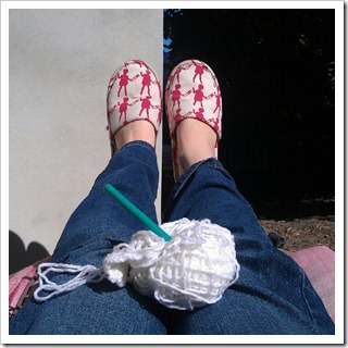 feet up