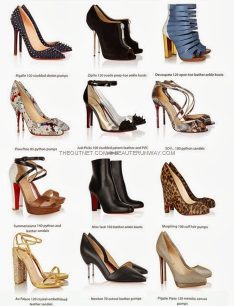 CHRISTIAN LOUBOUTIN SHOES THEOUTNET.COM SALE OUTLET DESIGNER  studded Pigalle, crystals embellished, cut out leather, ankle boots. python sandals, loafers red sole celebrity and fashionista FOOTWEAR