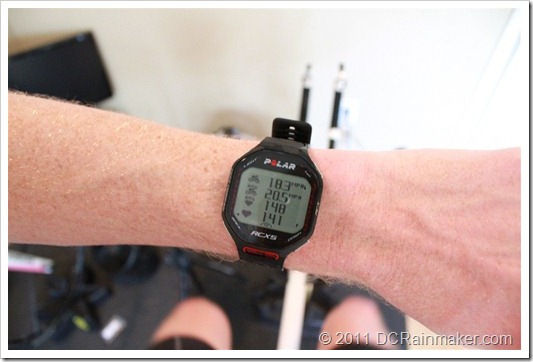 Polar RCX5 Indoors on Trainer