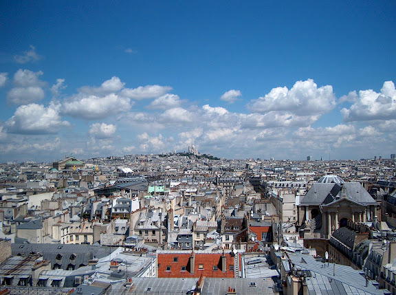 Panoramic view over Paris