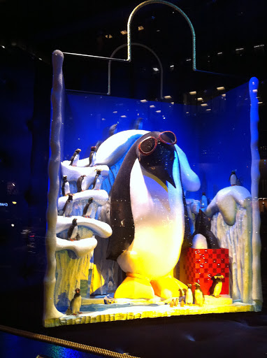 And here are more penguins inside.
