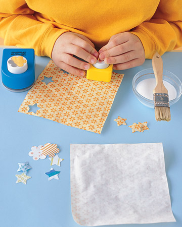This easy project lets kids create their very own customized stickers: http://www.marthastewart.com/266921/stickers-from-scratch