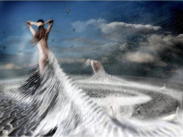 Girl In Dress Of Ocean, Magic Beauties 3
