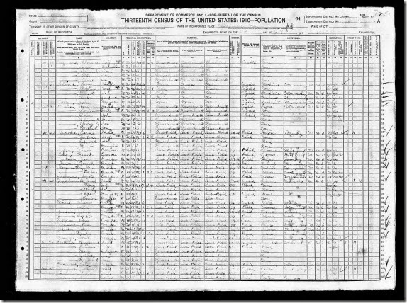 1910 Census Lucas