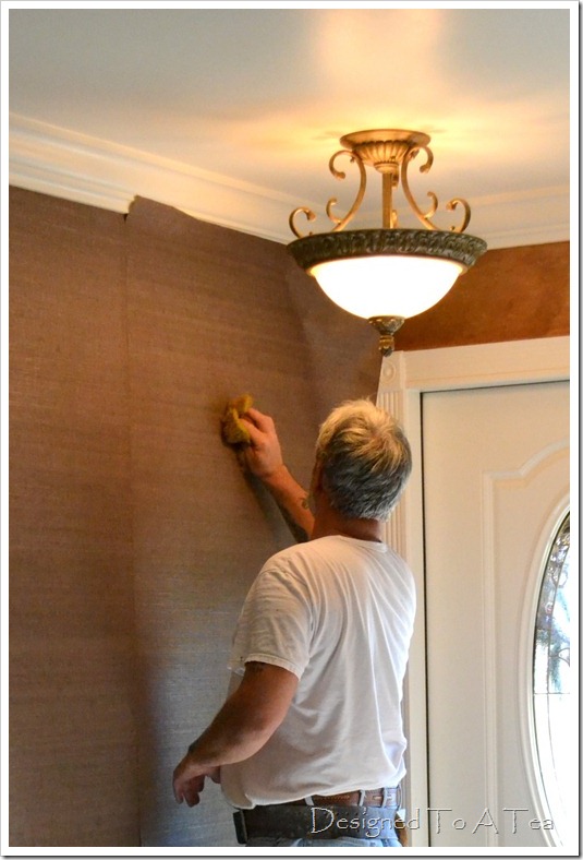 Our New Grasscloth and Tips on Hanging Grasscloth Our New Grasscloth and Tips on Hanging Grasscloth
