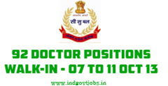 BSF Specialists Recruitment 2013