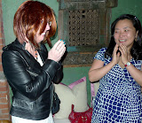 Trish is so surprised, she bursts into tears.