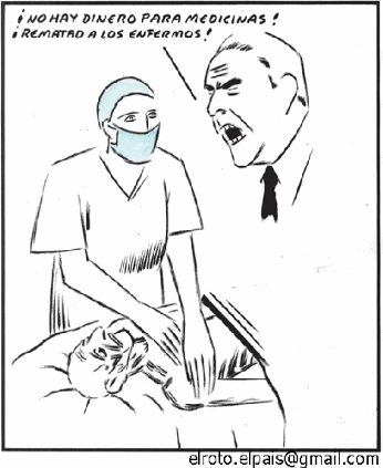 El Roto, medicina