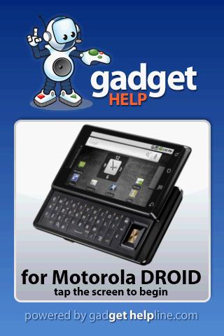 Motorola DROID - Gadget Help