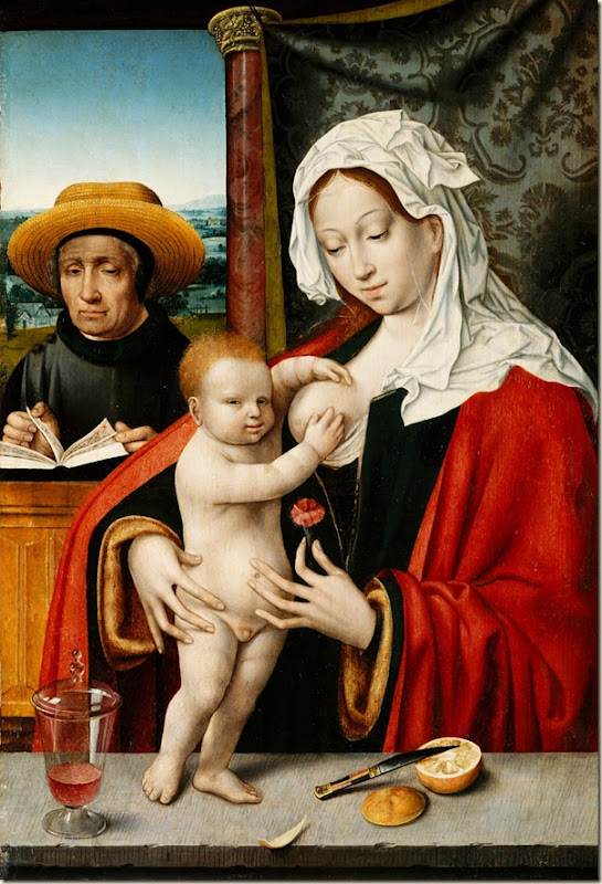 Joos van Cleve, Vierge à l'enfant