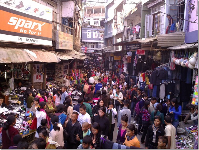 market in Aizawl Mizoram