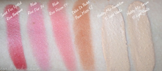 Bourjois Swatches Tageslicht