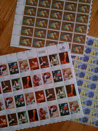 i love the repetition of the stamps in full sheets. i love the repetition of the stamps in full sheets.